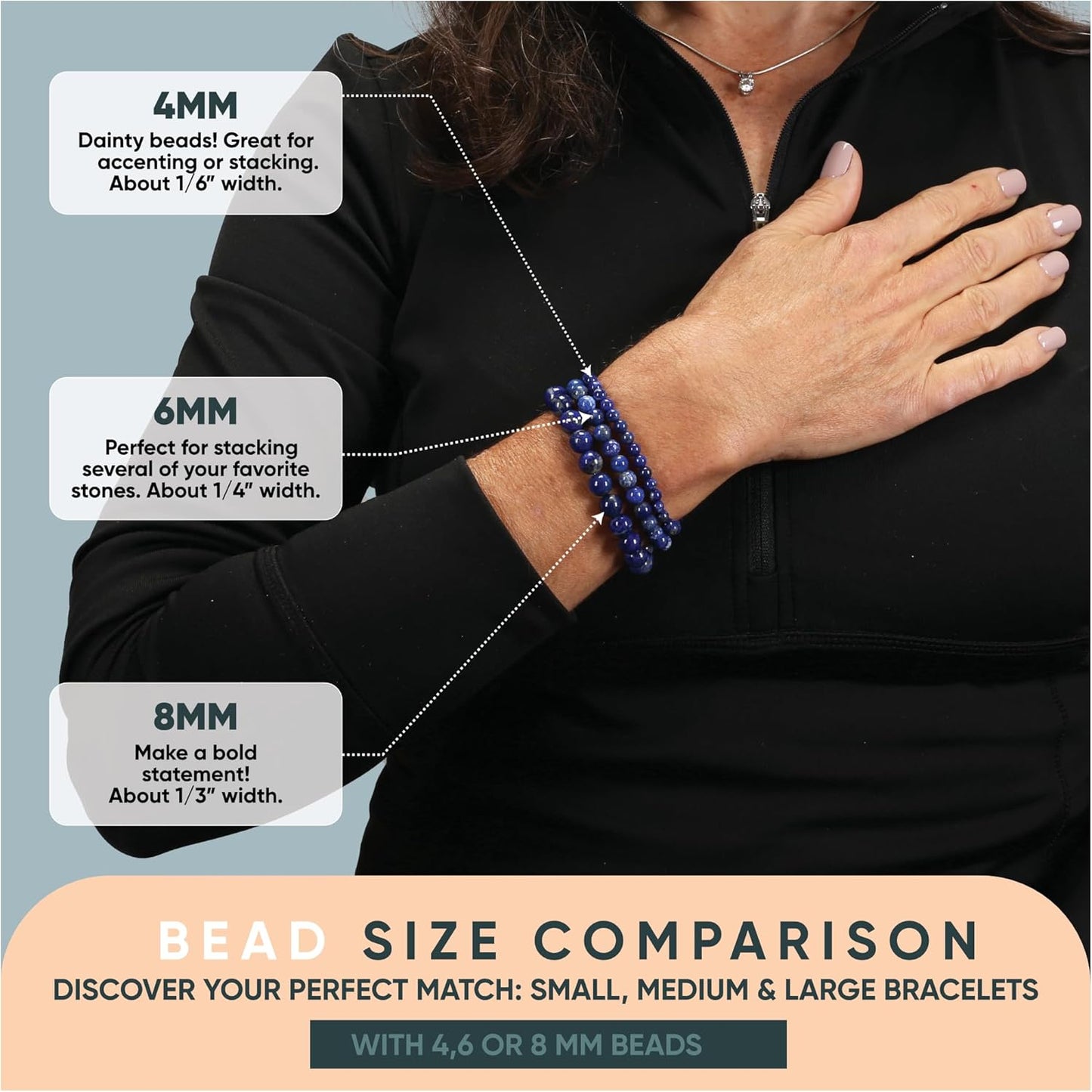 Elegant Harmony Gemstone Beaded Bracelet™